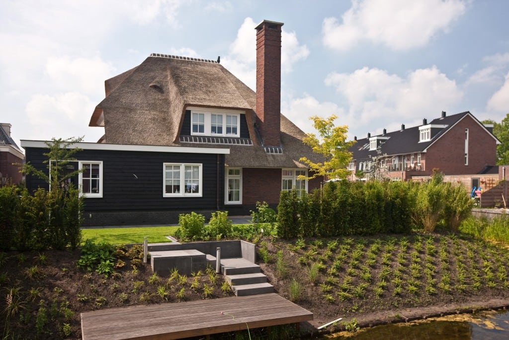 Rietgedekte villa bouwen, villabouw in Nederland