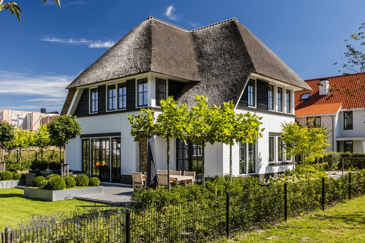 Rietgedekte villa bouwen Aerdenhout 3